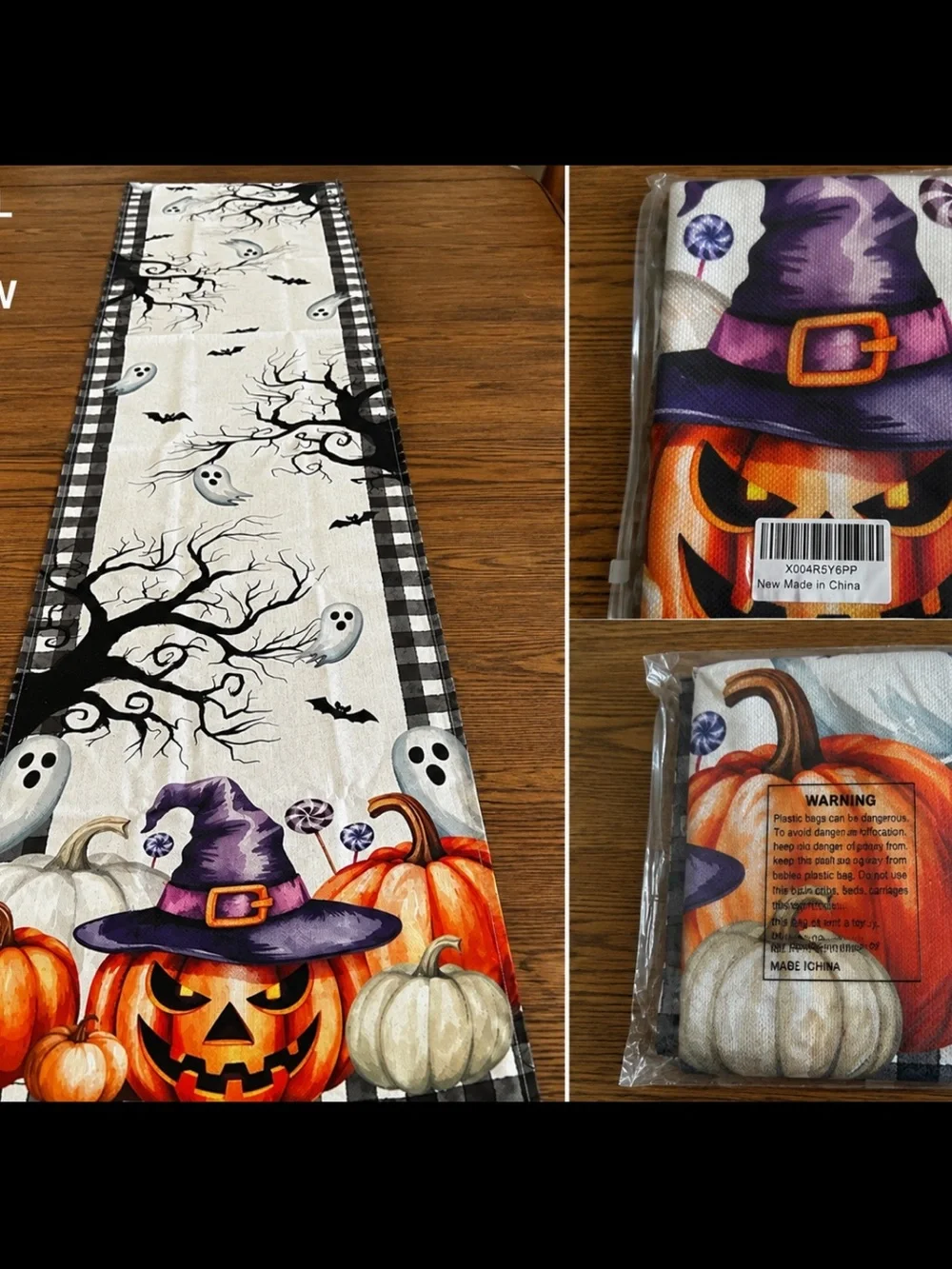 Halloween Table Runner 38”L x 13”W